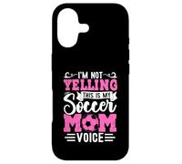 Carcasa para iPhone 17 Gráfico de Voz I'm Not Yelling This Is My Soccer Mom