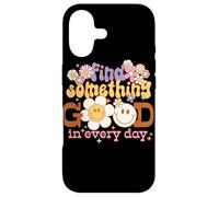 Carcasa para iPhone 17 Gráfico Retro Find Something Good Every Day