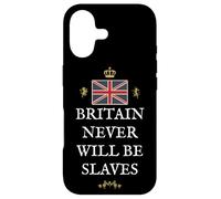 Carcasa para iPhone 17 Gran BRETAÑA GB Patriots Reino Unido Orgullo BRITÁNICO NO ESCLAVOS