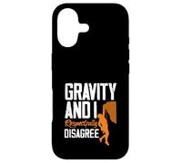 Carcasa para iPhone 17 Gravity and I Respectfully Disagree Escalar Divertido