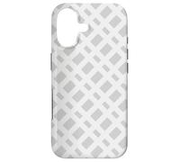 Carcasa para iPhone 17 Gray Silver Geometric Diagonal Row Stripes Lines Pattern