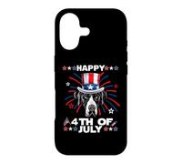 Carcasa para iPhone 17 Great Dane Dog Patriotic American 4th of July Dogs Lovers