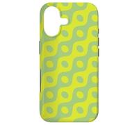 Carcasa para iPhone 17 Green Eye-Like Oval Circle Dot Round Pattern