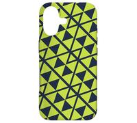Carcasa para iPhone 17 Green Navy Triangle Hexagon Futuristic Urban Pattern