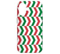 Carcasa para iPhone 17 Green White Red Italy Tricolor Horizontal Zigzag Pattern