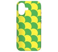 Carcasa para iPhone 17 Green Yellow Diagonal Scales of Fish Arches Pattern
