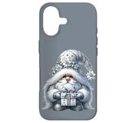 Carcasa para iPhone 17 Grey GNOME Graphic In Monochrome Outfit Women Cute Christmas