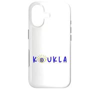 Carcasa para iPhone 17 Griego Koukla Hermosa Mujer en Griego Grecia Mal de Ojo Chica