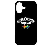 Carcasa para iPhone 17 Groom Squad LGBT Pride Gay Bachelor Party Wedding Gifts