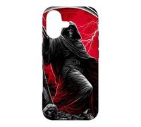 Carcasa para iPhone 17 Guadaña de la Parca Ángeles caídos Arte de Terror gótico Oscuro