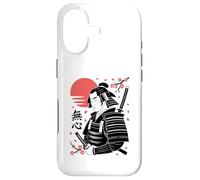 Carcasa para iPhone 17 Guerrero Zen Mushin con Katana Cherry Blossom Sun