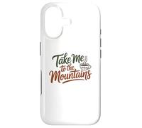 Carcasa para iPhone 17 Guión de café Aventurero, tipografía de café de montaña