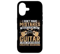 Carcasa para iPhone 17 Guitar Player - I Don't Make Mistakes When I Playing Guitar