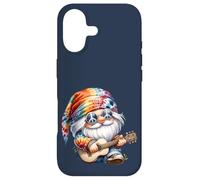 Carcasa para iPhone 17 Guitar Playing Hippie GNOME For Women and Mom Peace Sign