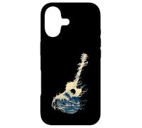 Carcasa para iPhone 17 Guitarra Wave Art Japonés Cool Hombres Mujeres Motivo Amante De La M