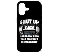 Carcasa para iPhone 17 Gym Workout & Fitness Motivation Humor - Shut Up Abs Funny