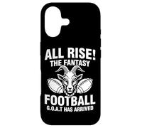 Carcasa para iPhone 17 Ha Llegado All Rise The Fantasy Football Goat, Divertida Cita