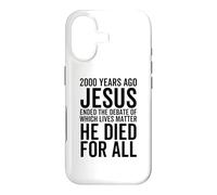 Carcasa para iPhone 17 Hace 2000 años Jesús terminó el Debate sobre qué Vidas importan