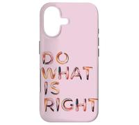 Carcasa para iPhone 17 Haga lo Que es Correcto Inspirar Motivar Empoderar