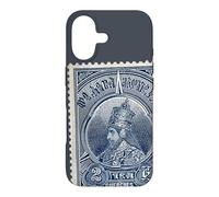 Carcasa para iPhone 17 Haile Selassie Vintage Stamp Ethiopian Emperor Rastafari