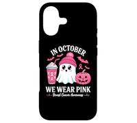 Carcasa para iPhone 17 Halloween Breast Cancer Women in October We Wear Pink