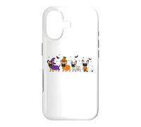 Carcasa para iPhone 17 Halloween Frenchie Bulldog Amante de los Perros Perro Espeluznante Halloween
