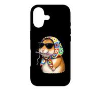 Carcasa para iPhone 17 Hamster Hammy Granny - Hilo Cuadrado de Ganchillo para Amantes del Ganchillo