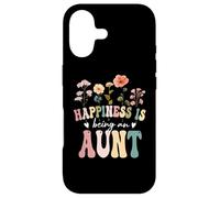 Carcasa para iPhone 17 Happiness is Being an Aunt Floral Design Aunt Mother's Day