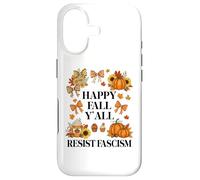 Carcasa para iPhone 17 Happy Fall Resist Fascism My Favorite Season is Fall Fascism