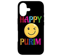Carcasa para iPhone 17 Happy Purim Costume Funny Jewish Face Mask