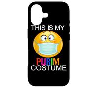Carcasa para iPhone 17 Happy Purim Costume Funny Jewish Face Mask