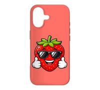 Carcasa para iPhone 17 Happy Strawberry aplaude Summer Cool Vibes