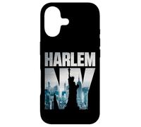 Carcasa para iPhone 17 Harlem tee Shirts, Harlem New York City Skyline Short Sleeve