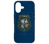 Carcasa para iPhone 17 Harry Potter Hogwarts Green and Gold Floral Crest