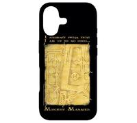 Carcasa para iPhone 17 Harry Potter Marauder's Map Interior Words