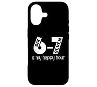 Carcasa para iPhone 17 Haunted by 6-7 Six Seven 67 Sayings 6 7 Numbers 6 & 7 Hours