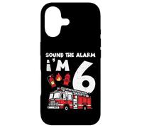 Carcasa para iPhone 17 Haz Sonar la Alarma: Im 6 Firetruck Cumple 6 años, niños y niños