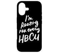 Carcasa para iPhone 17 HBCU Black History Month Estoy apoyando a Cada HBCU