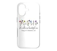 Carcasa para iPhone 17 He Calls Me Beautiful One Song of Solomon 2:10 Bible Verse