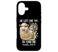 Carcasa para iPhone 17 He Left The 99 to Find Me Jesus He Has Risen Matthew 18:12