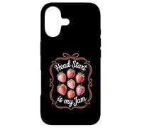 Carcasa para iPhone 17 Head Start is My Jam Strawberry Teacher Pre-k Student Funny