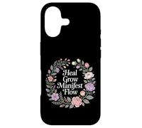 Carcasa para iPhone 17 Heal Grow Manifest Flow Mentalidad de Bienestar Espiritual
