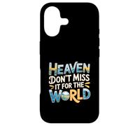 Carcasa para iPhone 17 Heaven Don't Miss It For The World Fe Cristiana |-