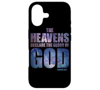 Carcasa para iPhone 17 Heavens Declare Glory of God Christian Creation Psalm 19:1
