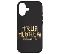 Carcasa para iPhone 17 Hebreo Israelita Verdadero Hebreo Deuteronomio 28 Religión judía