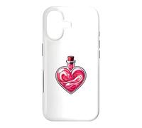 Carcasa para iPhone 17 Hechizo De Amor San Valentín Rojo Rosa Poción Pareja Hechizo