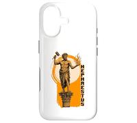 Carcasa para iPhone 17 Hefesto Estatua Vintage Historia Griega Dios Grecia Mito
