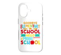 Carcasa para iPhone 17 Hello Middle School, Goodbye Elementary School 2026 Last Day