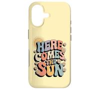 Carcasa para iPhone 17 Here Comes The Sun Retro Flower Spring Happy Summer