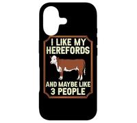 Carcasa para iPhone 17 Hereford Granja de Carne de Vaca Toro Ganado